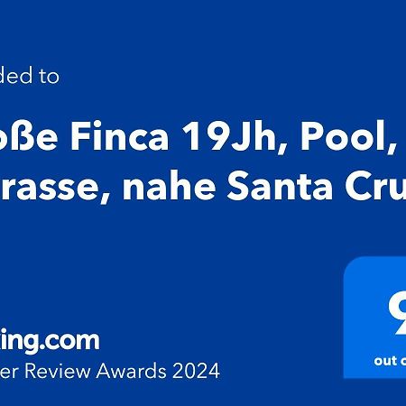 Grosse Finca 19Jh, Pool, Terrasse, Nahe Santa Cruz Santa Cruz de la Palma  Kültér fotó